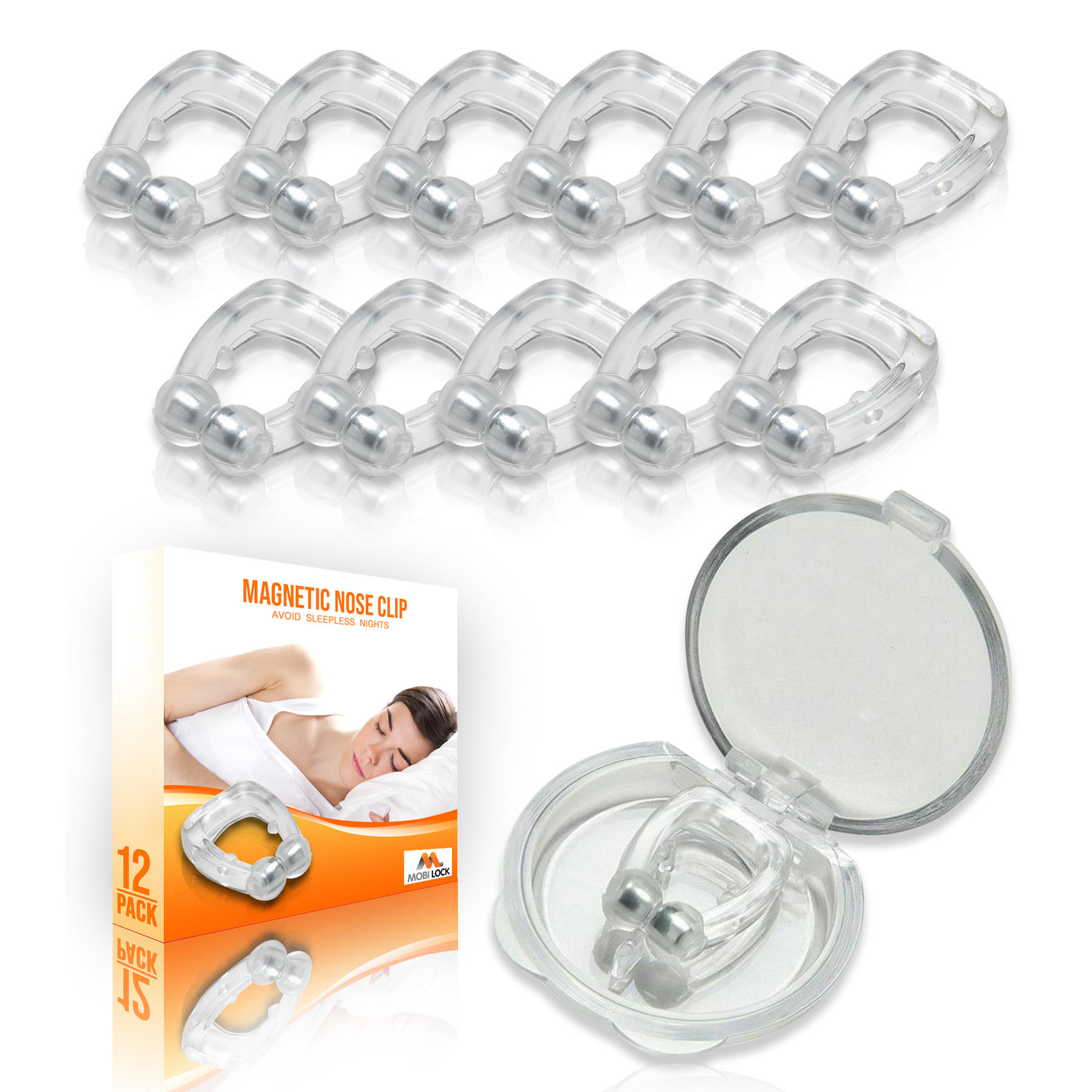 Mute Stop Snore Nasal Device, Medium, 3 Ct