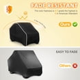 thumbnail image 3 of Zenicham Fade and Tear Resistant UTV Cover with Reflective Strips,600D Heavy-Duty Waterproof 2-3 Seater Side by Side Covers Fit for Polaris RZR Yamaha Can-am Honda Kawasaki,125Lx58Wx71H Inch,Black, 3 of 7