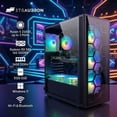 thumbnail image 2 of STGAubron Gaming PC Computer, Ryzen 5 2400G,RX 580 16G,16GB DDR4, 512GB SSD, WiFi 6, BT 5.0, RGB Fan x 6, Win 11 Home, 2 of 5