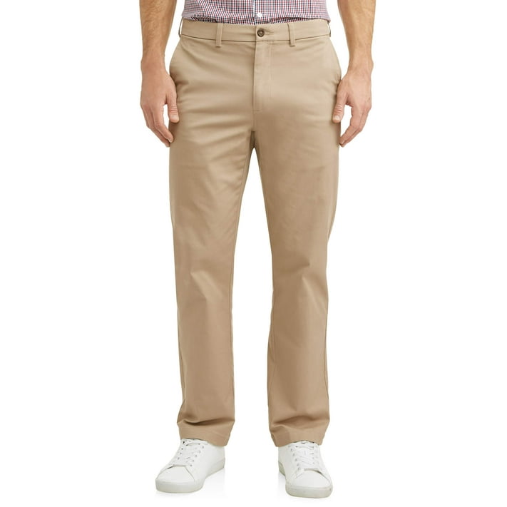 George Men's and Big Men's Premium Regular Fit Khaki Pant - Walmart.com