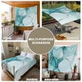 thumbnail image 6 of Marble Turquoise Tapestry for Bedroom Wall Hanging Tapestry, Abstract Nature Cracks Silver Wavy Ceiling Backdrop Tapestries Poster Blanket Wall Decor for Teens Room Living Room Dorm 55" x 73", 6 of 8