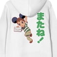 thumbnail image 4 of Summer Wars Kenji Front And Back Art Long Sleeve White Adult Sweatshirt-Medium, 4 of 7