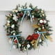 thumbnail image 4 of Árbol de Navidad Guirlanda 48 Piezas de Borgoña Terciopelo Árbol de Navidad Arco Puerta Corona Decoración Retro Corona Arco Decoración Árbol de Navidad, 4 of 7