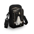 thumbnail image 3 of HELLHERO Pumpkin Cat Pattern Cross Body Purse 2 Zippers Outdoor Travel Adult Crossbody Bag with Zipper Closed, 3 of 7