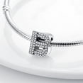 thumbnail image 5 of MULA Original 925 Sterling Silver 26 Letters DIY Charm AAA CZ Beads fit Bracelet for Women Gift Jewelry, 5 of 7