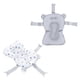 thumbnail image 5 of Almohadilla de la Bañera de Bebé Bebé Linda Elegante Suave Suave Transpirable Recién Nacido Soporte de Baño de Baño Flotante Almohada de Cojín Flotante, 5 of 7