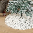 thumbnail image 3 of Lubelski Christmas Tree Skirt Soft Exquisite Flannel Winter Large Christmas Tree Mat for Home 120x120x0.5cm, 3 of 7