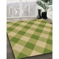 thumbnail image 3 of Ahgly Company Machine Washable Indoor Square Transitional Dark Yellow Green Area Rugs, 6' Square, 3 of 7