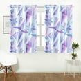 thumbnail image 2 of MKHERT Magic Star Window Curtains Kitchen Curtain Room Bedroom Drapes Curtains 26x39 inch, 2 Piece, 2 of 3