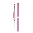 thumbnail image 2 of opvise Universal Nail Art Pen Easy Use Stainless Steel Dual Ended 2 in 1 Gel Nail Brush for Home, 2 of 8