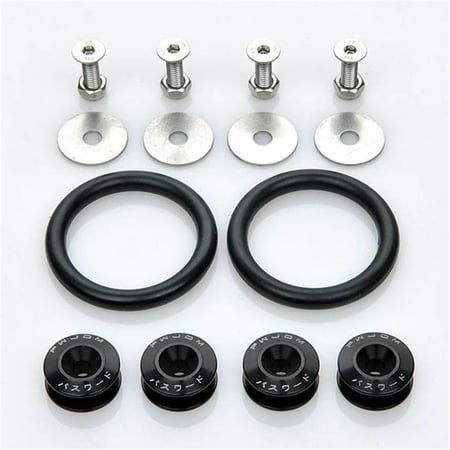 

JuLam JDM Car Front and Rear Bumper Hatch Fixing Buckle Nuts & Bolts Auto Replacement Parts Reinforced Surrounding Pad Quick Detachable Surrounding Screws