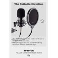 ZINGYOU ZY007 Condenser Microphone Computer Mic Recording Bundle for