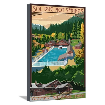 Sol Duc Hot Springs, Olympic National Park, Washington Stretched Canvas Print Wall Art By Lantern