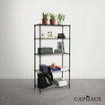 thumbnail image 2 of 3/4/5-Tier Adjustable Height Wire Shelving Unit, Wire Rack Shelving, Metal Steel Storage Shelves, Garage Shelving Storage Organizer, Utility Storage Shelf, 5-Tier without Wheels, Black, 2 of 13