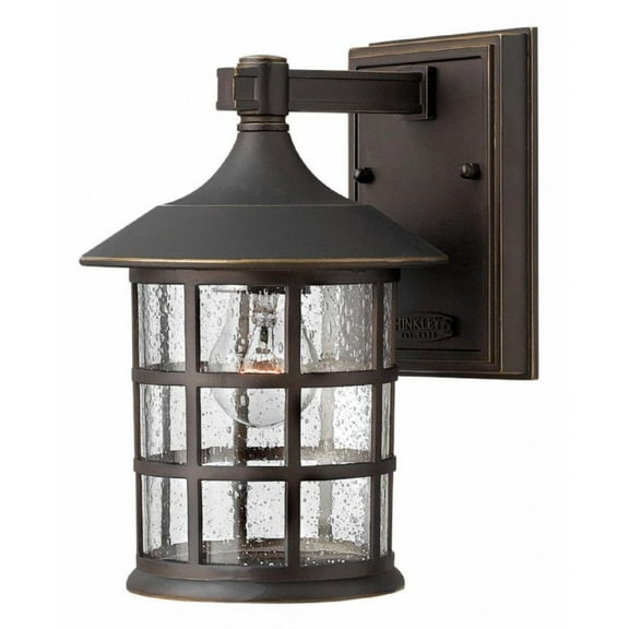 9.25 inch 11.5W Led Small Outdoor Wall Lantern-Oil Rubbed Bronze Finish Bailey Street Home 81-Bel-2998532
