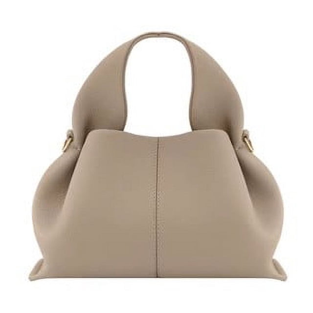 Bolso de mano tipo bandolera de piel de vaca auténtica para mujer de Polene, tipo lonchera, con forma de bola de masa, para el día de San Valentín