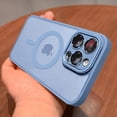 thumbnail image 1 of Luxury Frosted Matte Magsafe Magnetic Colorful Case for iPhone 11 12 13 14 15 Pro Max Plus Armor Candy Color Anti impact Cover, 1 of 7