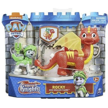 Paw Patrol Rescue Knights - Rocky and Dragon Flame