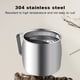 thumbnail image 4 of Aparatos de cocina, Accesorios de cocina, Utensilios de cocina, Utensilios de cocina, Taza de media luna de acero inoxidable 304, Taza de alto valor, Taza separadora de escoria, Taza de té, Taza de ac, 4 of 8