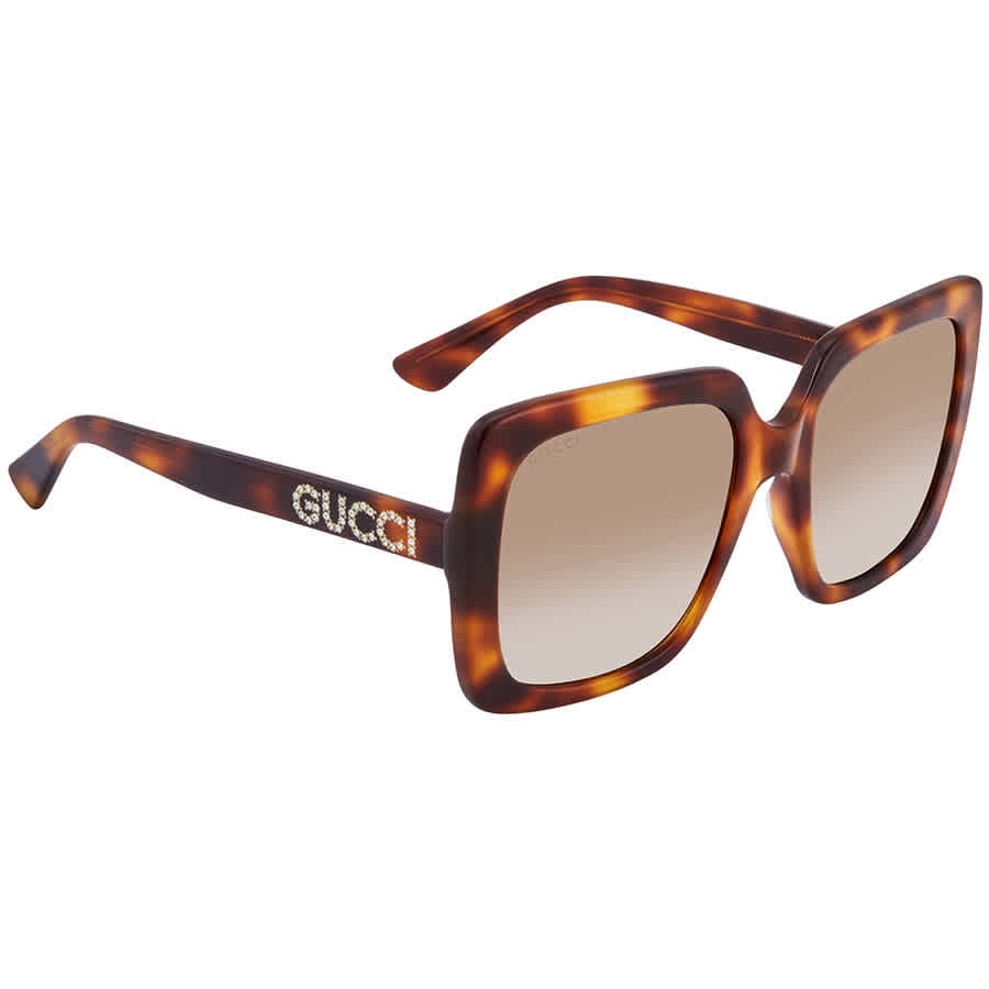 Gucci Brown Shaded Square Ladies 