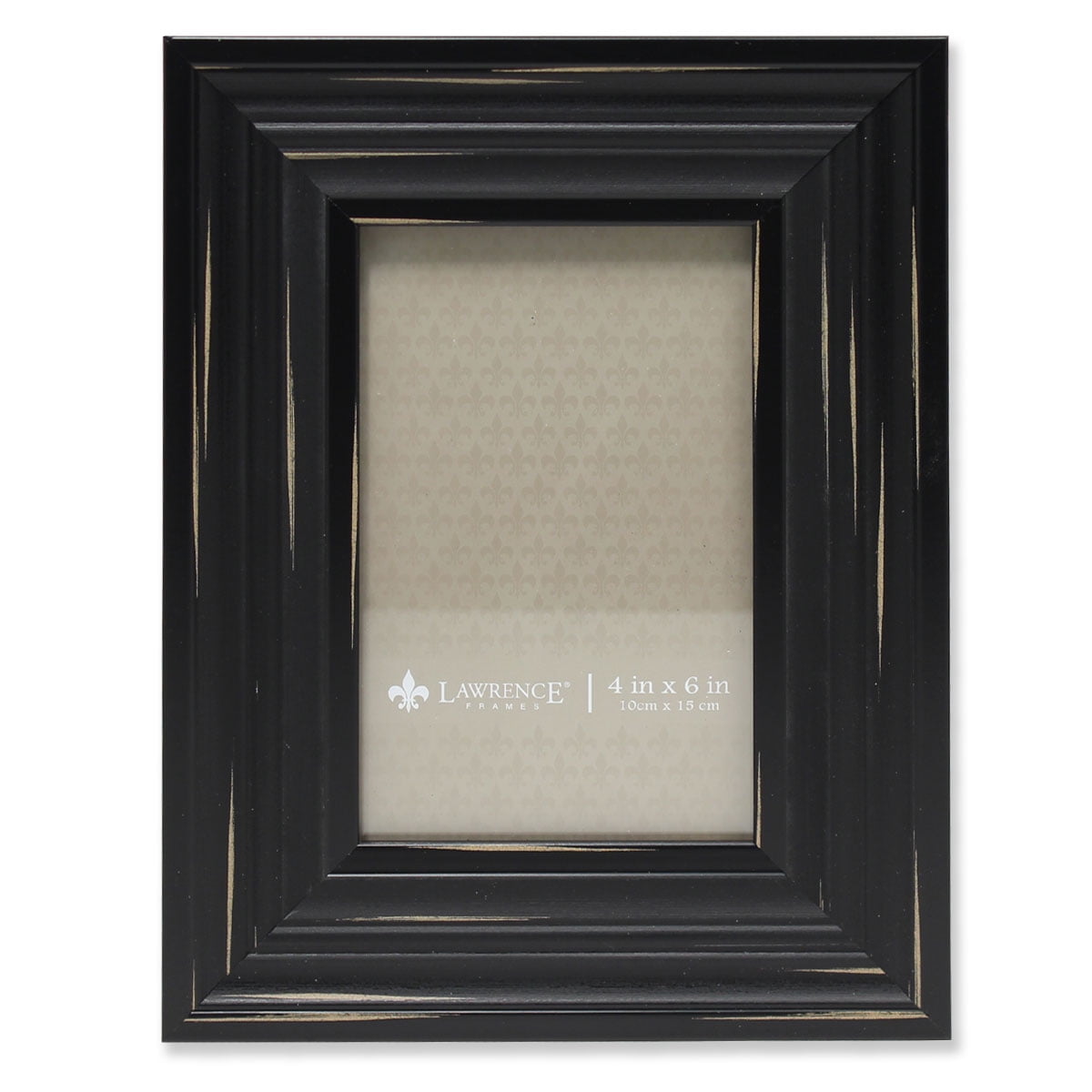 Lawrence Frames 4x6 Weathered Black Richmond Picture Frame Walmart