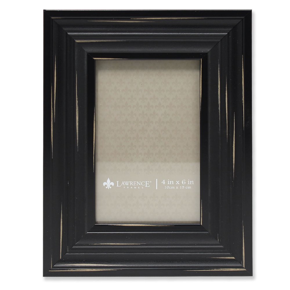 Lawrence Frames 4x6 Weathered Black Richmond Picture Frame Walmart