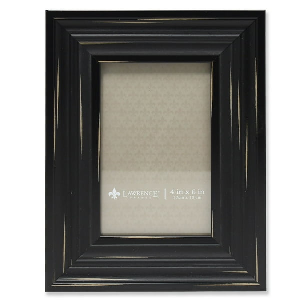 Lawrence Frames 4x6 Weathered Black Richmond Picture Frame Walmart