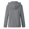 thumbnail image 5 of SDNall Womens Zip Up Hoodies Hoodie Full Zip Long Sleeve Lightweight Sweatshirts Pockets Jacket Coat (Gray, Sizes S-XXXL), 5 of 9