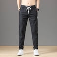 thumbnail image 3 of Pantalones casuales rectos negros elegantes de corte ajustado para hombre, nuevos pantalones holgados de tendencia clásica con bolsillos estilo Harajuku Y2k para hombre, 3 of 5