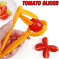 thumbnail image 2 of Cortador de tomate, herramientas de uva, cocina de cereza, divisor de fruta, artefacto, pequeños tomates, accesorios, Gadget de corte Manual, 2 of 4