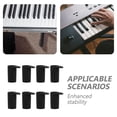 thumbnail image 3 of BESTYASH 8Ud Pies Reemplazo Para Soporte De Piano Electrónico Negro Con Protección Antirrayaduras, 3 of 6