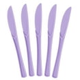thumbnail image 3 of Exquisite Disposable Knives - 50 Lavender Plastic Knives - Party Supplies, 3 of 9
