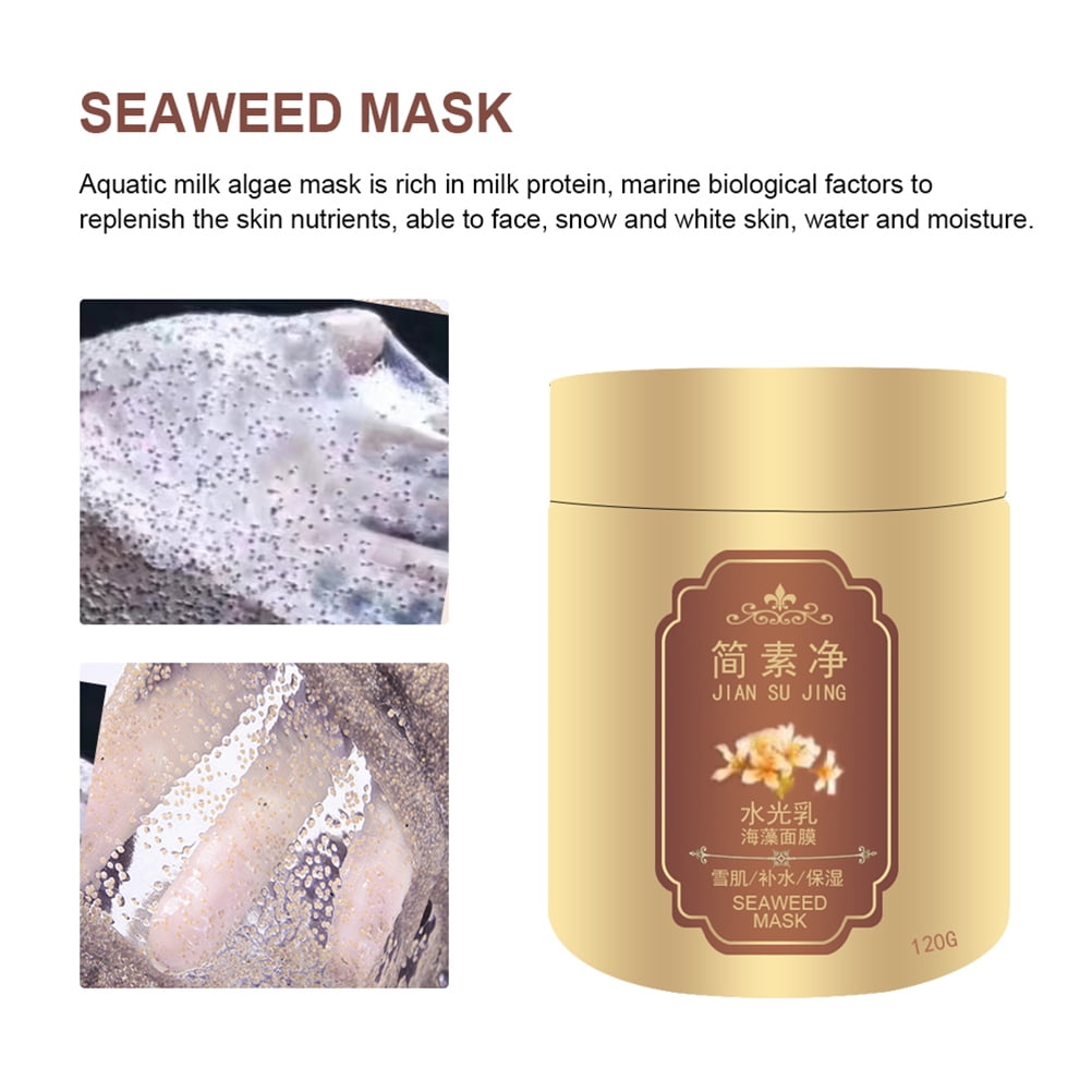 Buy 80G/120G Seaweed Alga Face Mask Powder Algae Acne Spots Remove