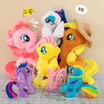 thumbnail image 4 of 20cm My Little Pony Rainbow Dash Twilight Sparkle Cute Cartoon Plush Toys Stuffed Doll Anime Figure Car Accessories Kids Gifts, 4 of 5