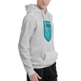 thumbnail image 3 of Monterey Bay Fc Men Fleece Hoodie Casual Pullover Sweatshirt With Kangaroo Pocket, 3 of 6