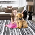 thumbnail image 2 of CAROMIO Area Rug Boho Rug Machine Washable Rug Anti-Slip Backing Rugs Geometric Bohemia Area Rug, 9' x 12' Gray, 2 of 6