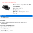 thumbnail image 2 of Steering Gear - Compatible with 1977 - 1978 GMC K25 - BBB Industries, 2 of 2
