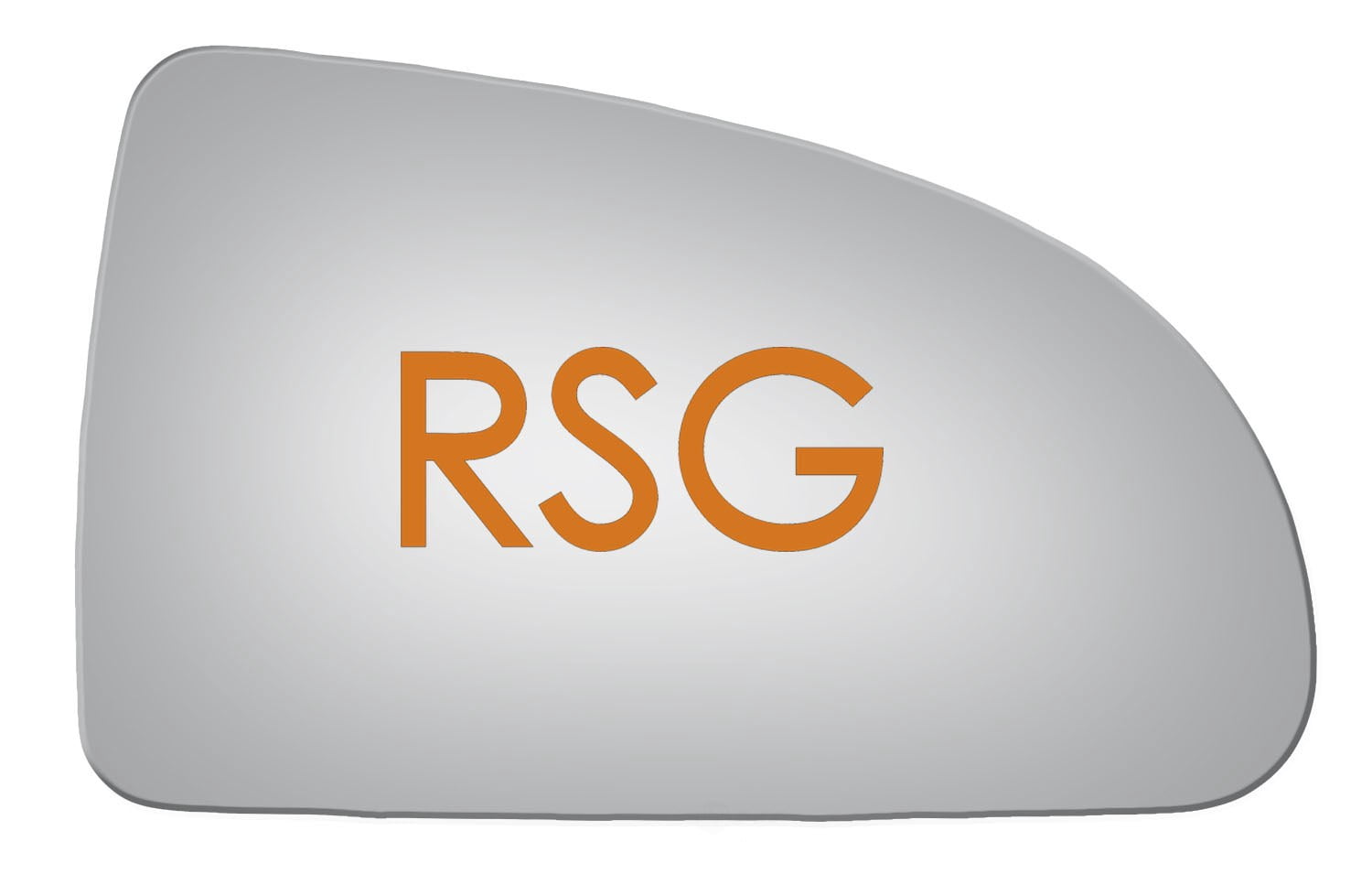 Burco Side View Mirror Replacement Glass with Motor Mount Plate - Clear Glass - 5120RSG