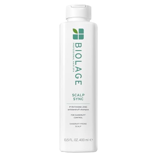 Biolage Scalp Sync Anti-Dandruff Shampoo - Controls Dandruff and Deeply Cleanses With Zinc Pyrithione Vegan and Cruelty-Free Packaging may vary