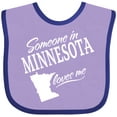 thumbnail image 3 of Inktastic Someone in Minnesota Loves Me Boys or Girls Baby Bib, 3 of 4