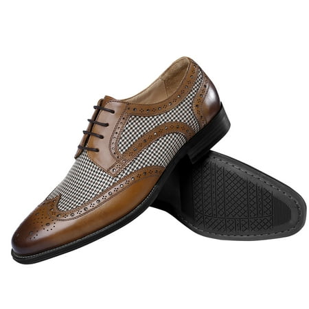 

jsaierl Men s Fashion Casual Retro Fashion Denim Men s Leather Shoes Men s Boots