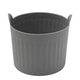 thumbnail image 1 of Nvzi 4 tazas de silicona para freidora de aire, 2,6 x 2,56 pulgadas, moldes de silicona para muffins para freidora de aire, color gris, 1 of 5