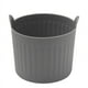 thumbnail image 1 of Nvzi 4 tazas de silicona para freidora de aire, 2,6 x 2,56 pulgadas, moldes de silicona para muffins para freidora de aire, color gris, 1 of 5