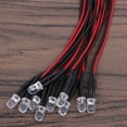 thumbnail image 6 of ruhuadgb 10Pcs 20cm 3mm/5mm LED Lamp Cable Bulb Pre-wired DC Emitting Diode Light, 6 of 6
