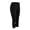 Black, variant on Girls Yoga Dance Pants Side Pockets High Waist Capris Leggings Crop Workout Running Pants 4-13Years