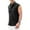 Black, variant on SwiftWear Men Polyester Short Sleeve Turndown collar Casual Tshirts Shirts For Men Black L