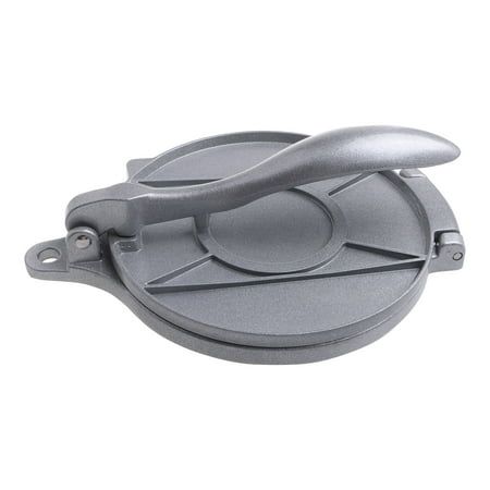 

Tortilla Press 8 Inch - Cast Aluminum Tortilla Maker - Heavy-Duty Taco Presser - Corn Flour Tortilla Press