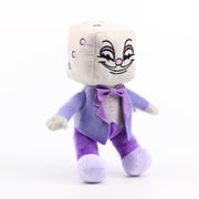 uiuoutoy Cuphead Game Toy King Dice Plush Doll Stuffed Toys 11'' Figure Gift