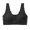 A-Black106, variant on Daisy Bras For Older Women Front Closure Comfortable Shoulder Strap Cotton Backless Full Coverage Comfort Push Up Bras