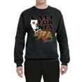 thumbnail image 2 of Wild Bobby, California Republic Cali Bear Pop Culture Unisex Crewneck Graphic Sweatshirt, Black, 5XL, 2 of 3
